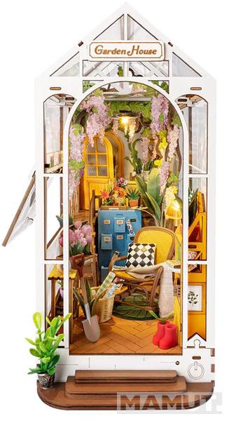 3D drvene puzzle/držač za knjige  GARDEN HOUSE 