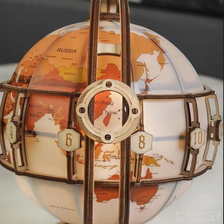3D drvene puzzle SVETLEĆI GLOBUS 