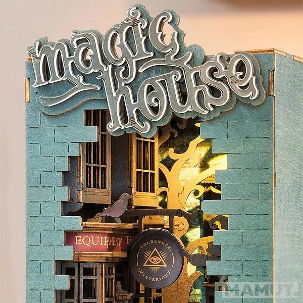 3D drvene puzzle/držač za knjige  MAGIC HOUSE 