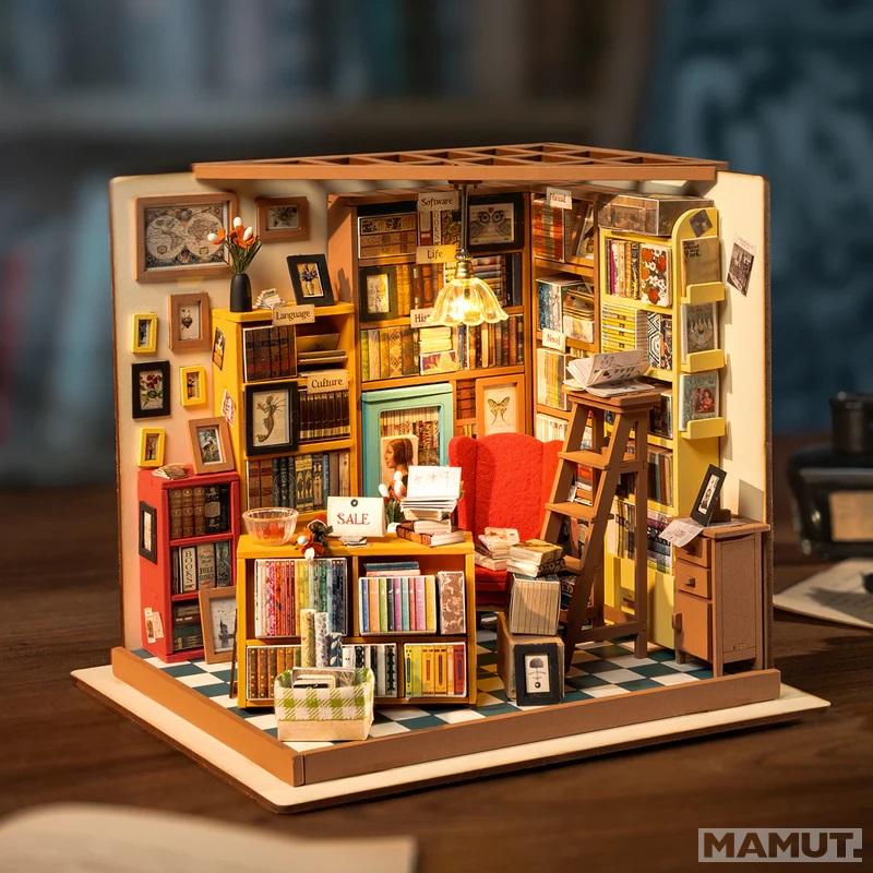 3D drvene puzzle BIBLIOTEKA 