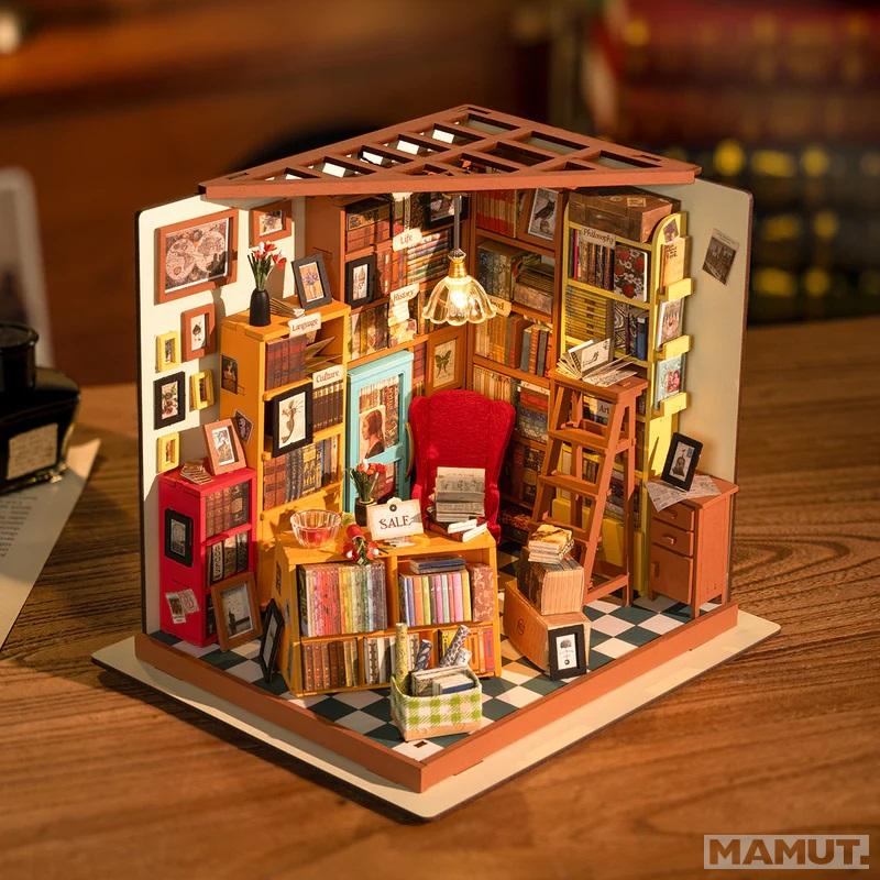 3D drvene puzzle BIBLIOTEKA 