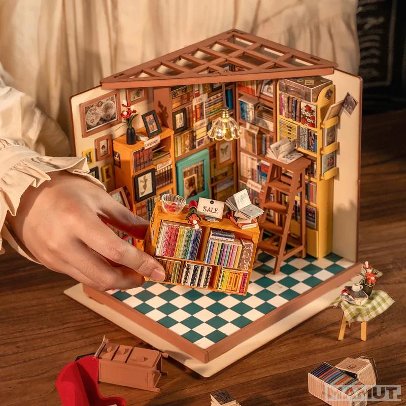 3D drvene puzzle BIBLIOTEKA 