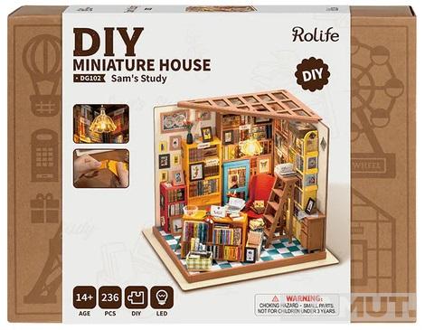 3D drvene puzzle BIBLIOTEKA 