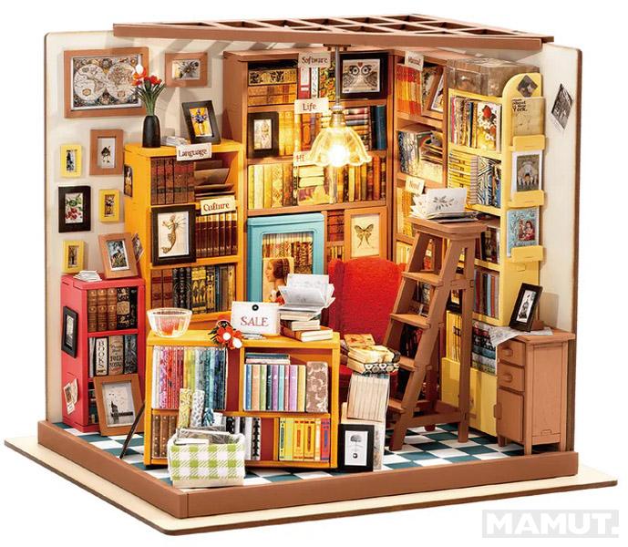 3D drvene puzzle BIBLIOTEKA 