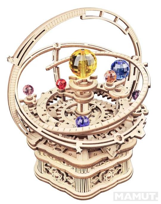3D drvene puzzle/muzička kutija PLANETARIJUM 