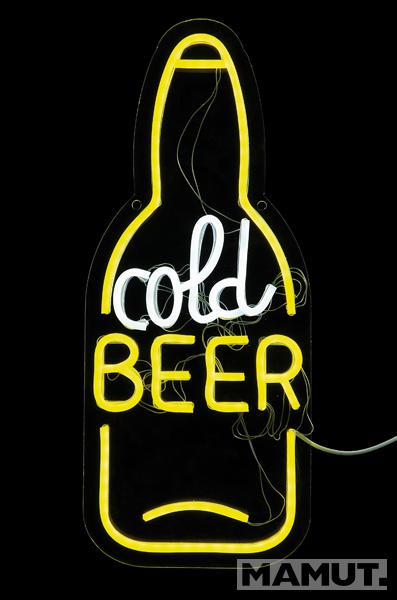 Neonski natpis  COLD BEER 18X40cm 