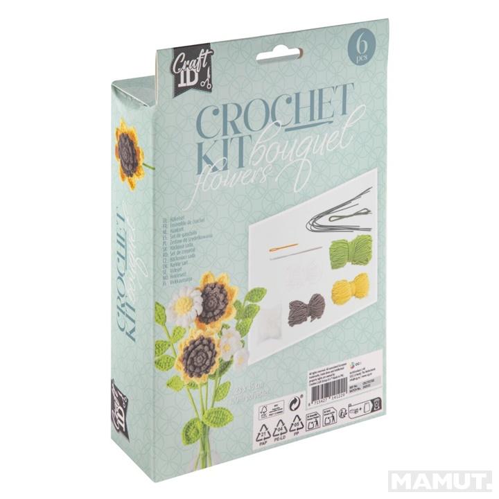 Kreativni set za heklanje BUKET 