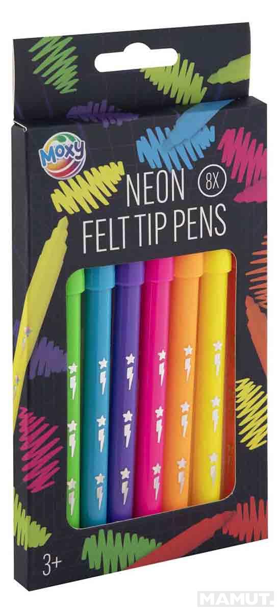 Set neonskih flomastera 8 kom 