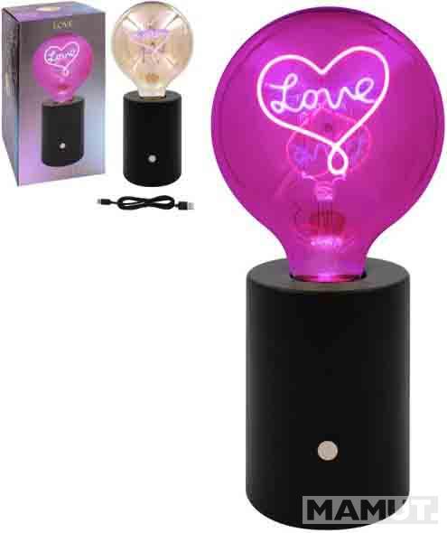 Lampa LED TEXT LAMP LOVE 