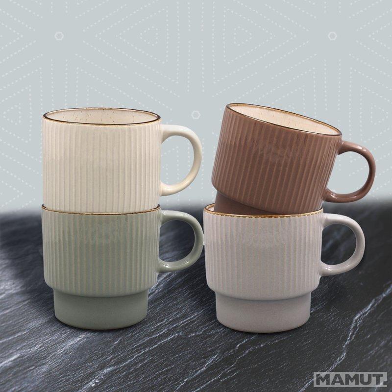 Set četiri šolje REACTIVE GLAZE 