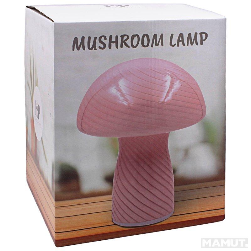 Stona lampa MUSHROOM - PINK 