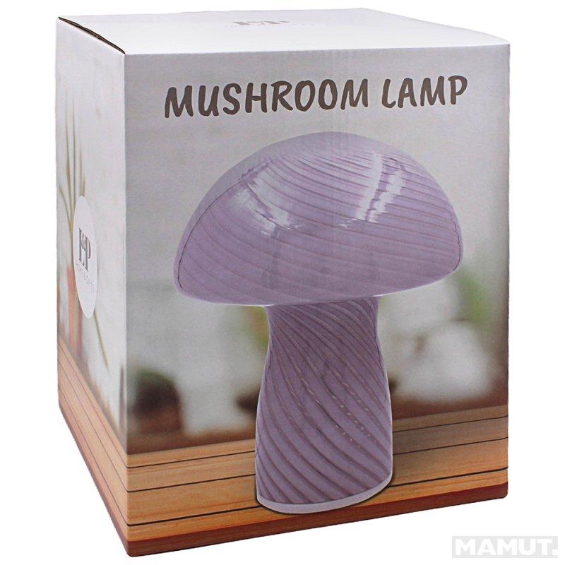 Stona lampa MUSHROOM - GREY 