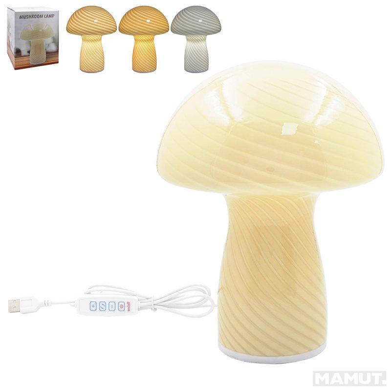 Stona lampa MUSHROOM - CREAM 