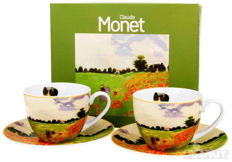 Set dve šolje sa tacnama POPPY FIELD - C. MONET 