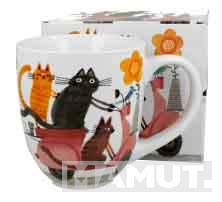 Šolja - CAT'S WORLD - CATS ON A SCOOTER - 650ml 