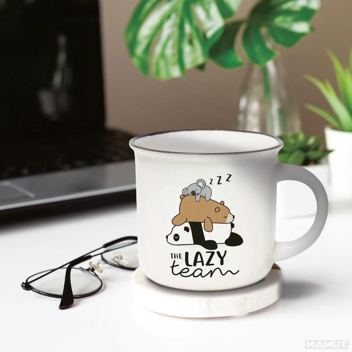 Šolja za kafu 350 ml LAZY TEAM 