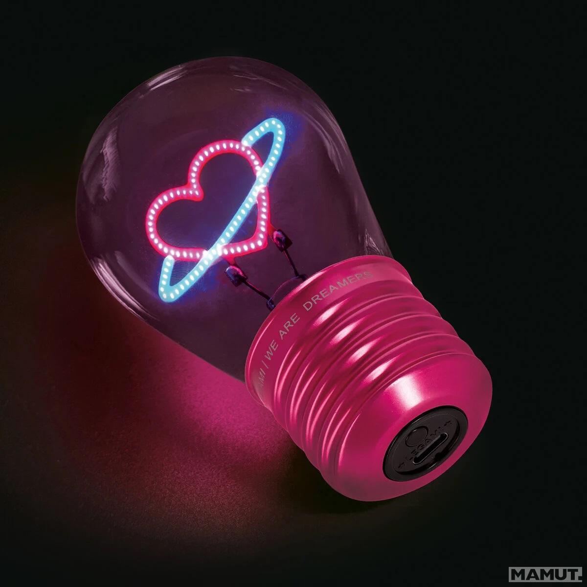 Lampa u obliku sijalice PLANET HEART 