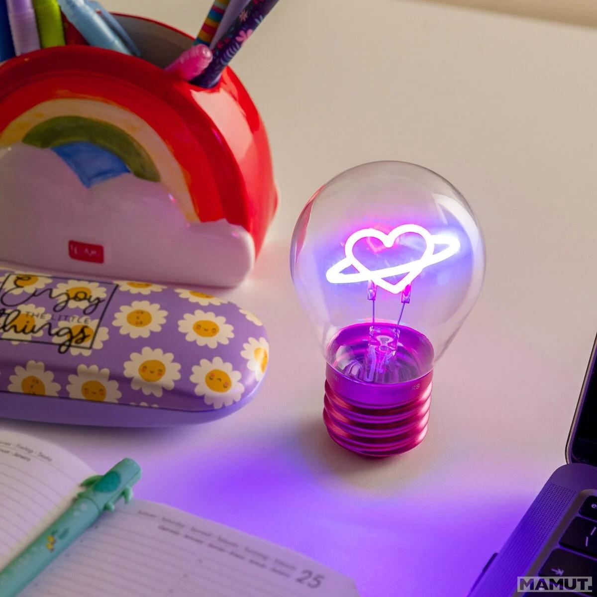 Lampa u obliku sijalice PLANET HEART 