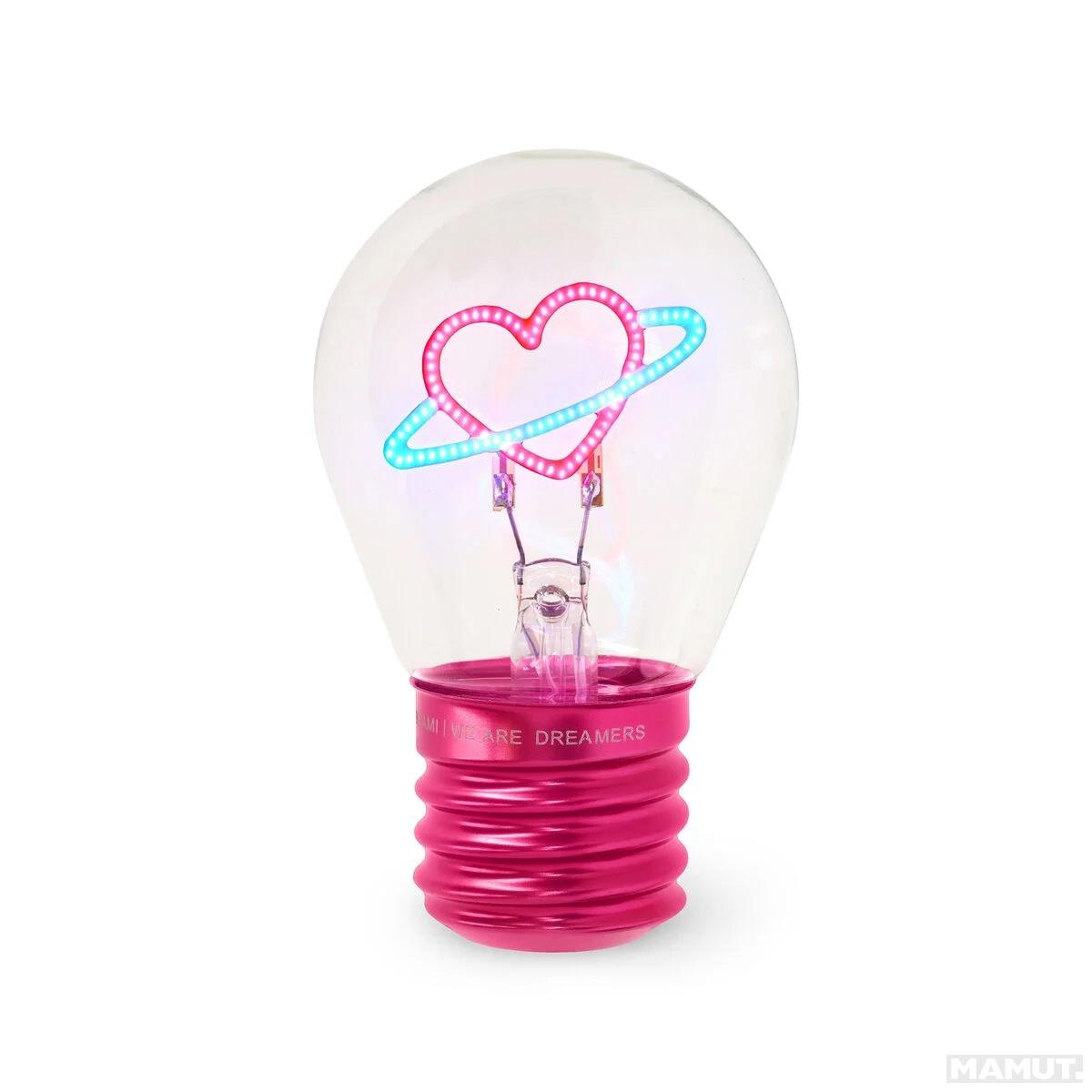 Lampa u obliku sijalice PLANET HEART 