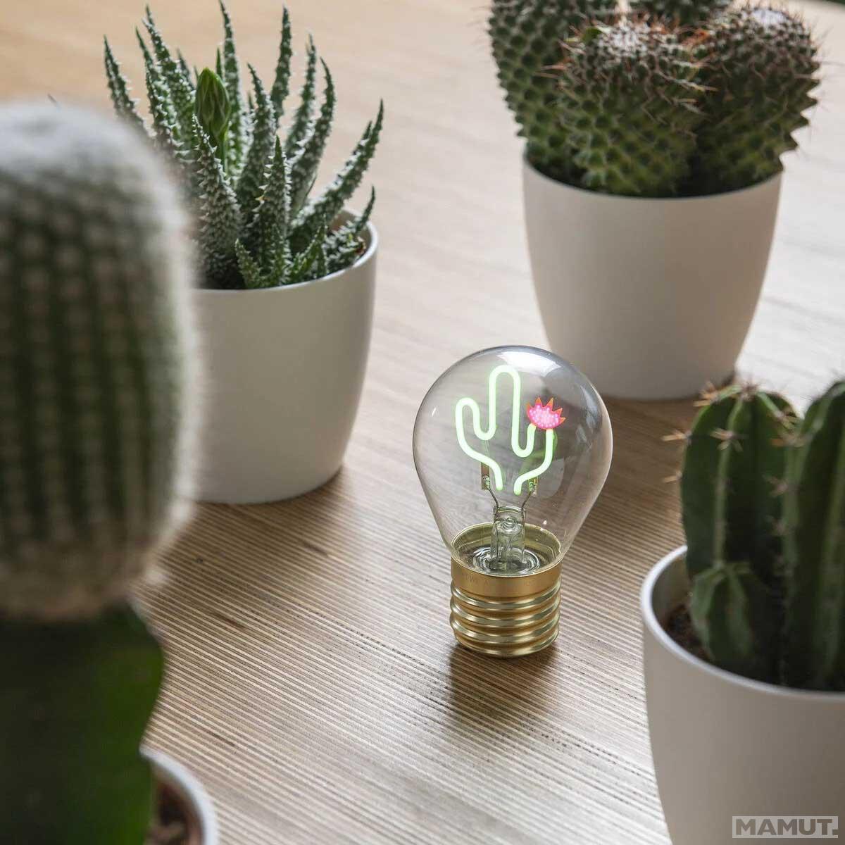 Lampa u obliku sijalice CACTUS 