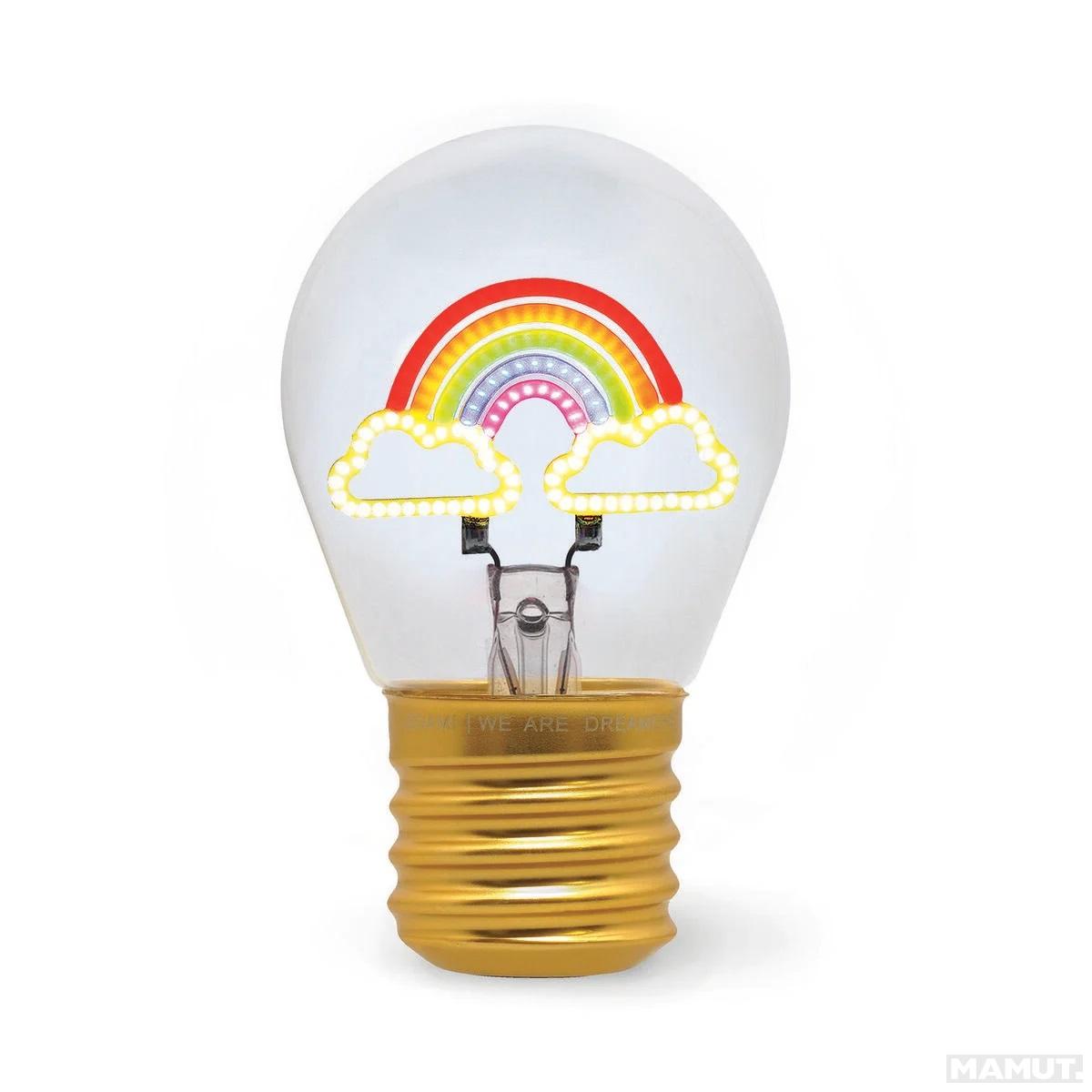 Lampa u obliku sijalice RAINBOW 