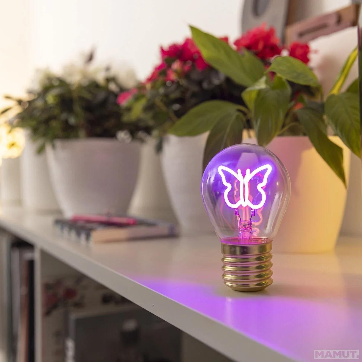 Lampa u obliku sijalice BUTTERFLY 