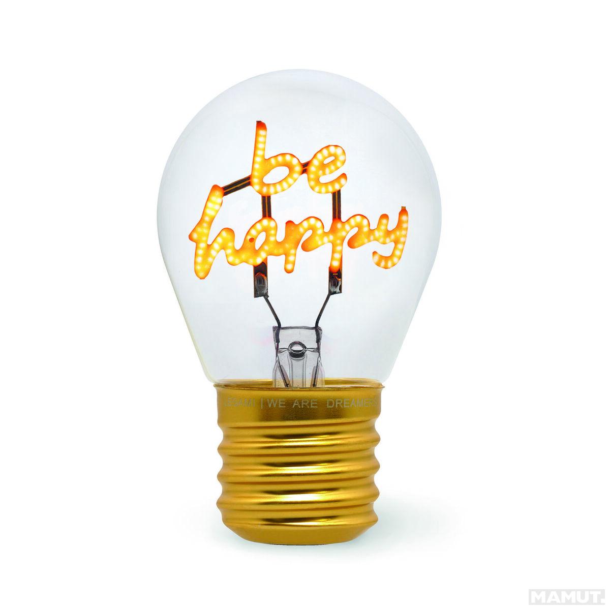 Lampa u obliku sijalice BE HAPPY 