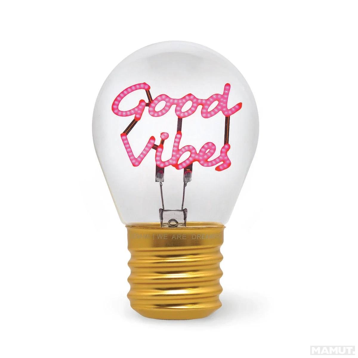 Lampa u obliku sijalice GOOD VIBES 