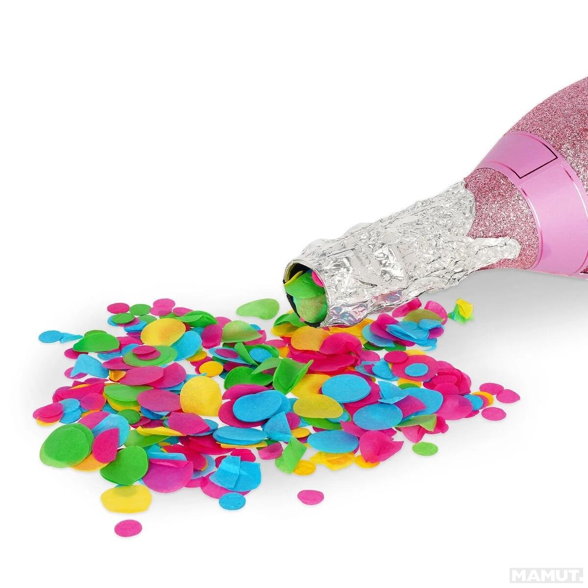Konfete BOTTLE PARTY POPPER Pink 