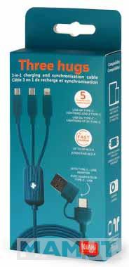 USB kabl MULTICABLE - THREE HUGS - CACTUS 
