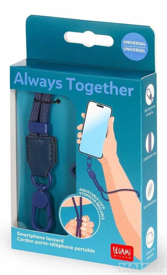 Traka za mobilni ALWAYS TOGETHER - WRIST - BLUEBERRY 
