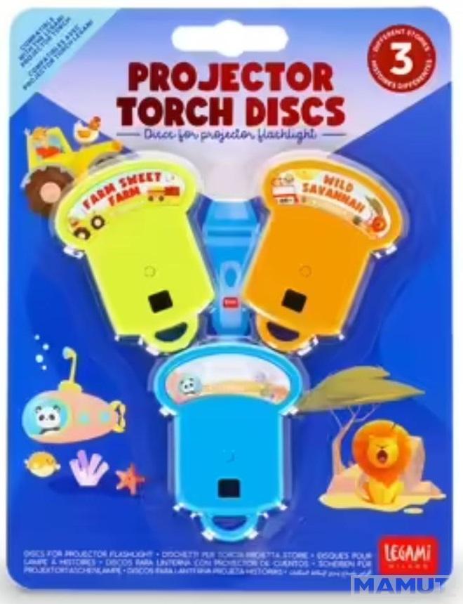 DISCS FOR PROJECTOR FLASHLIGHT - PROJECTOR TORCH DISCS - ANIMALS 