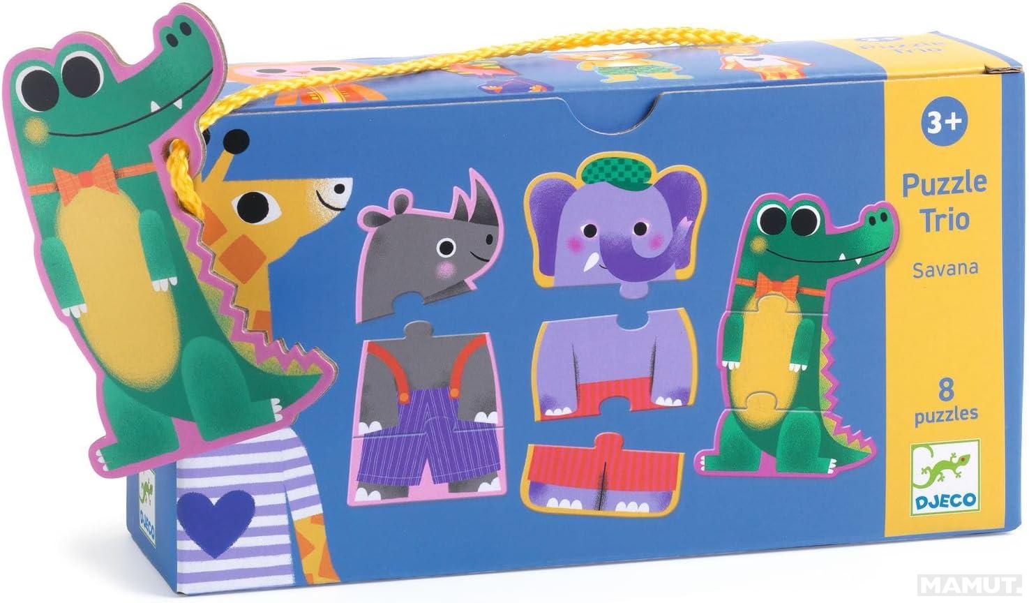 Puzzle za decu SAVANA 8 kom 