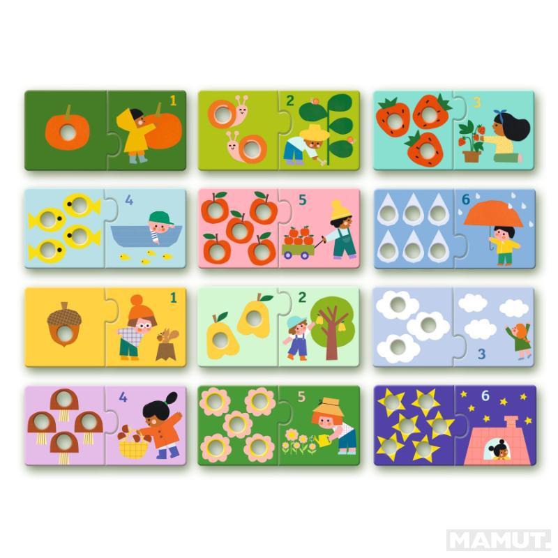 Puzzle za decu FIRST FIGURES 12 kom 