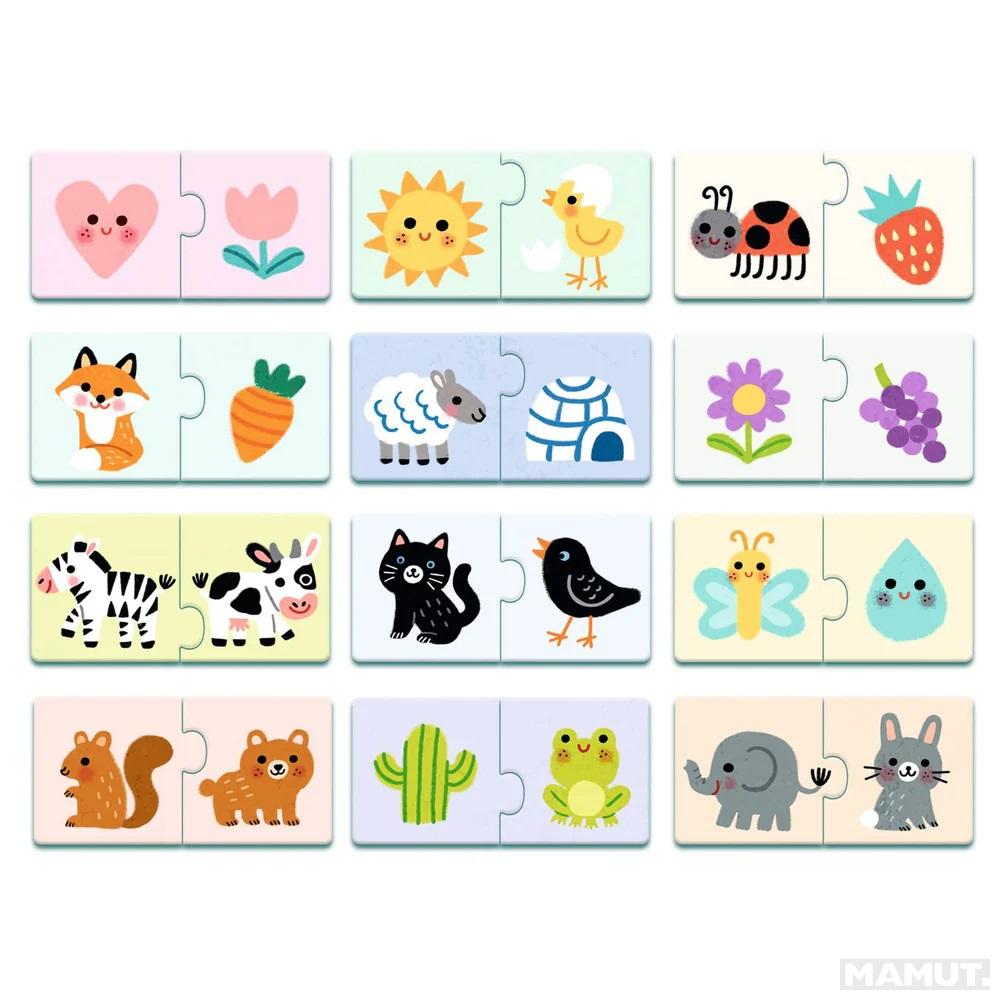 Puzzle za decu COLOURS 12 kom 