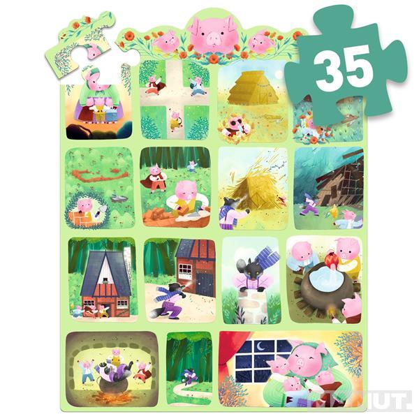 Puzzle za decu TRI PRASETA 35kom 