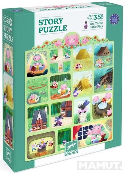 Puzzle za decu TRI PRASETA 35kom 