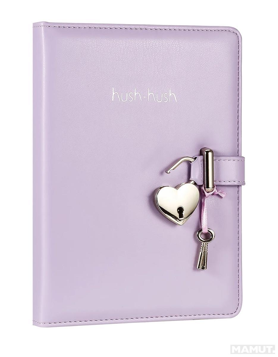 Dnevnik na linije HUSH-HUSH 13x18cm Lilac 