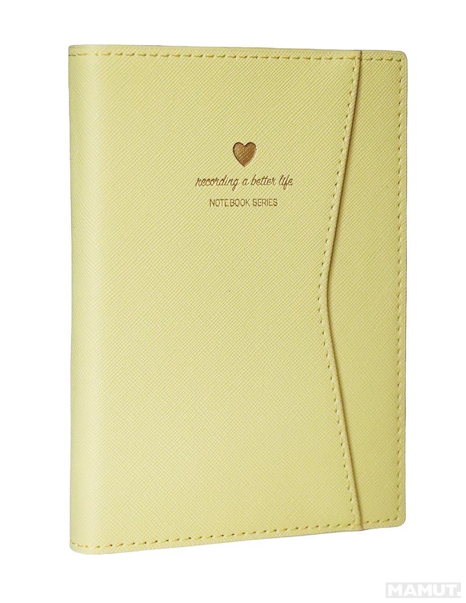 Notes na linije BOUTIQUES 15x21cm Yelow 