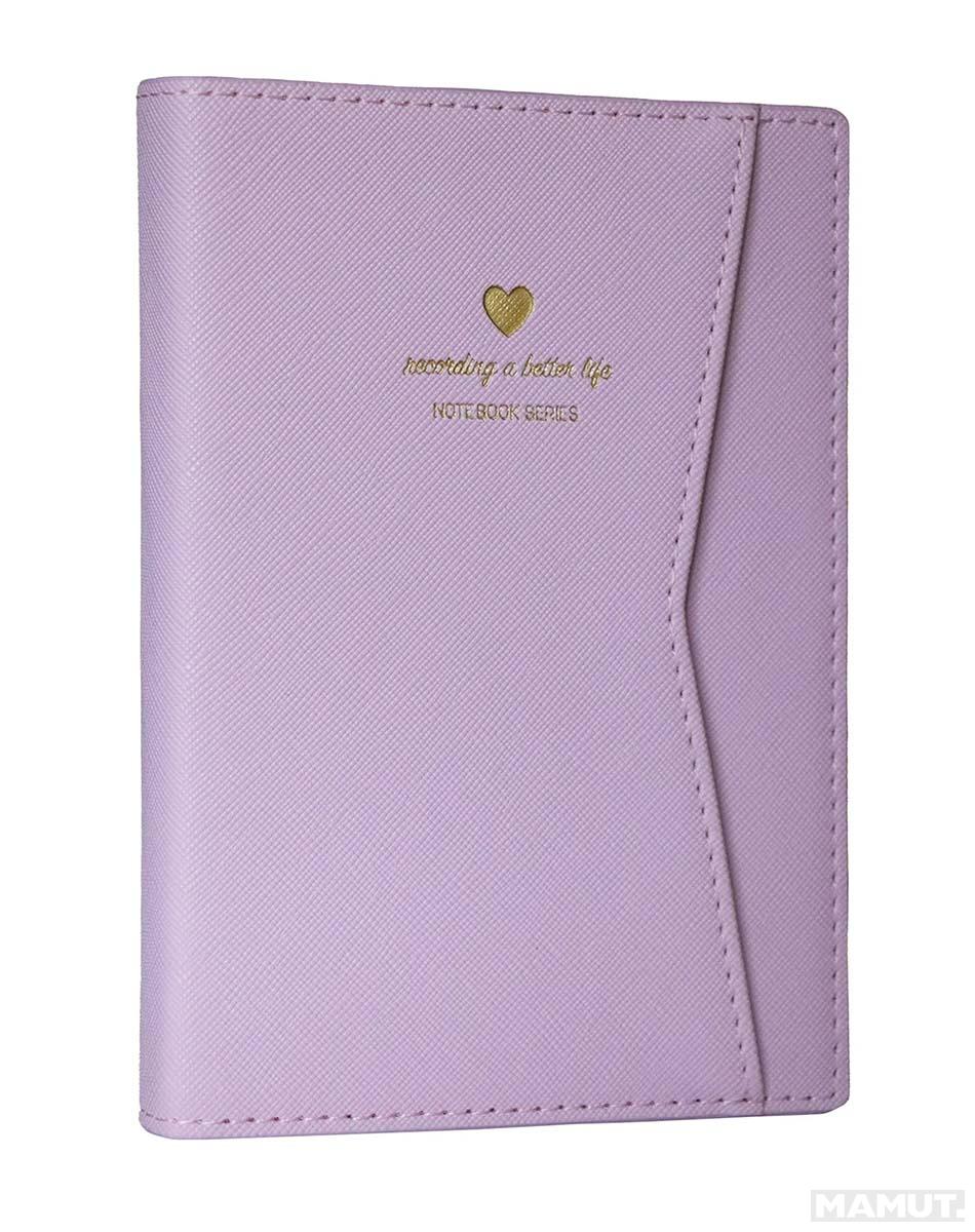 Notes na linije BOUTIQUES 10x15cm Lilac 