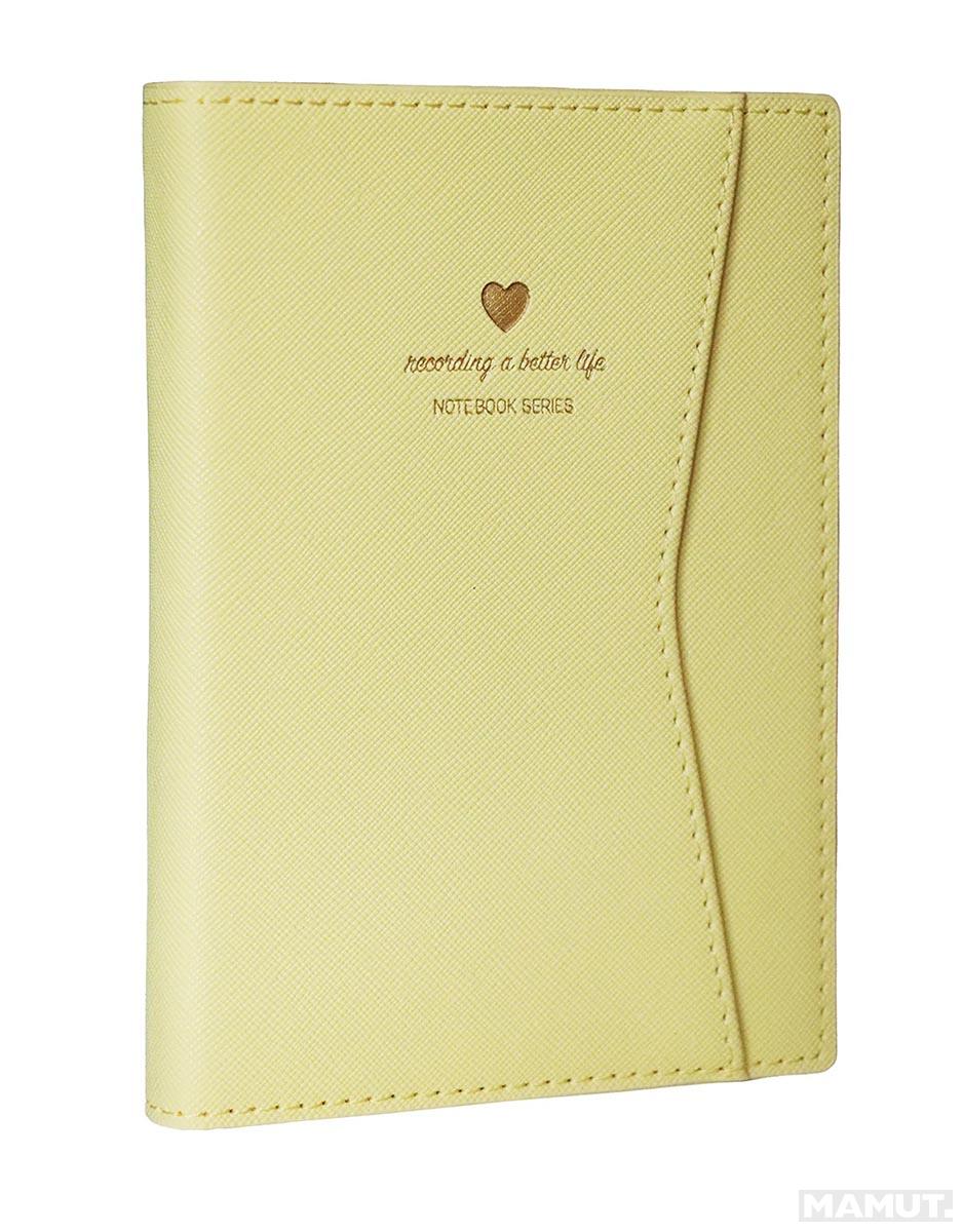 Notes na linije BOUTIQUES 10x15cm Yelow 
