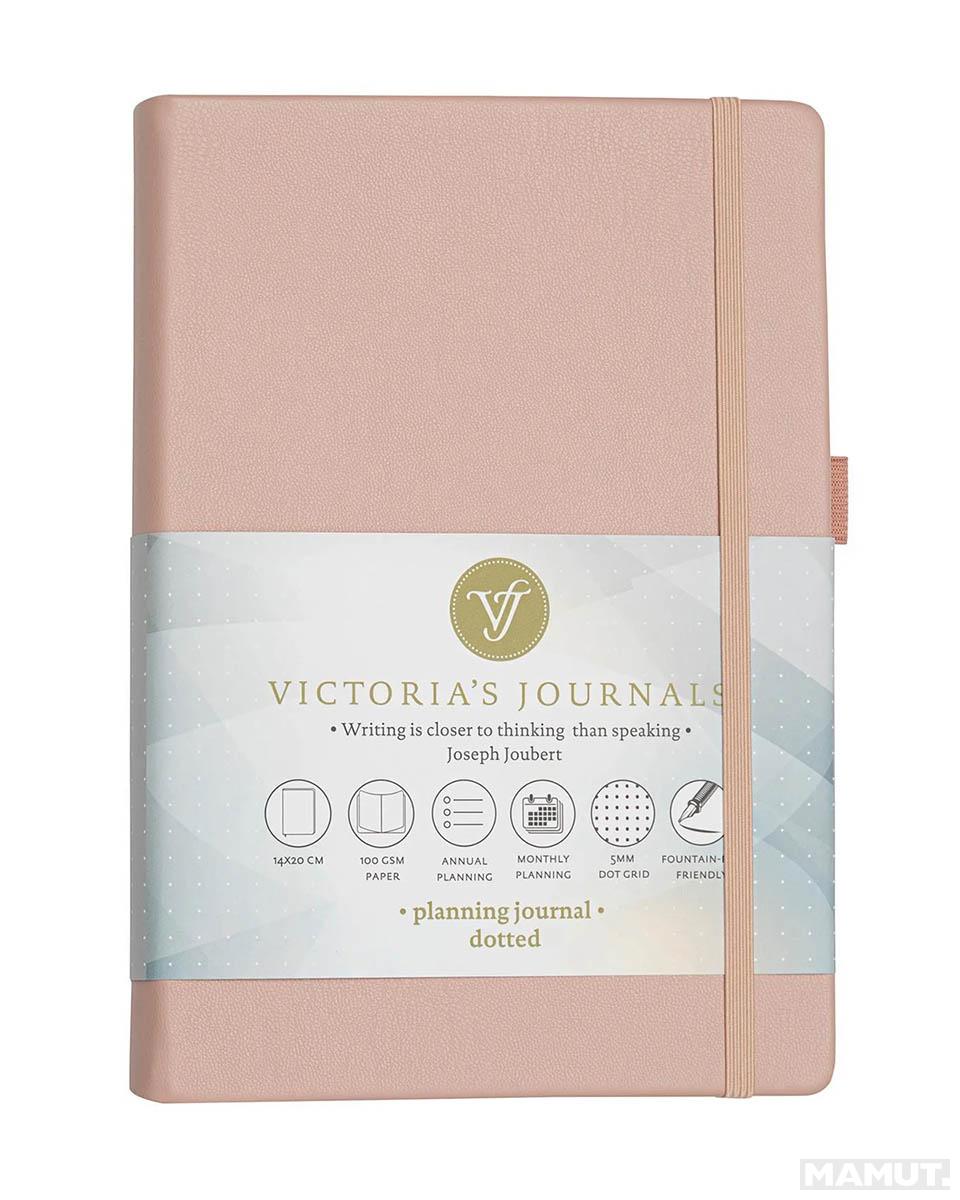 Notes na tačkice 14x21cm BULLET JOURNAL Pink 