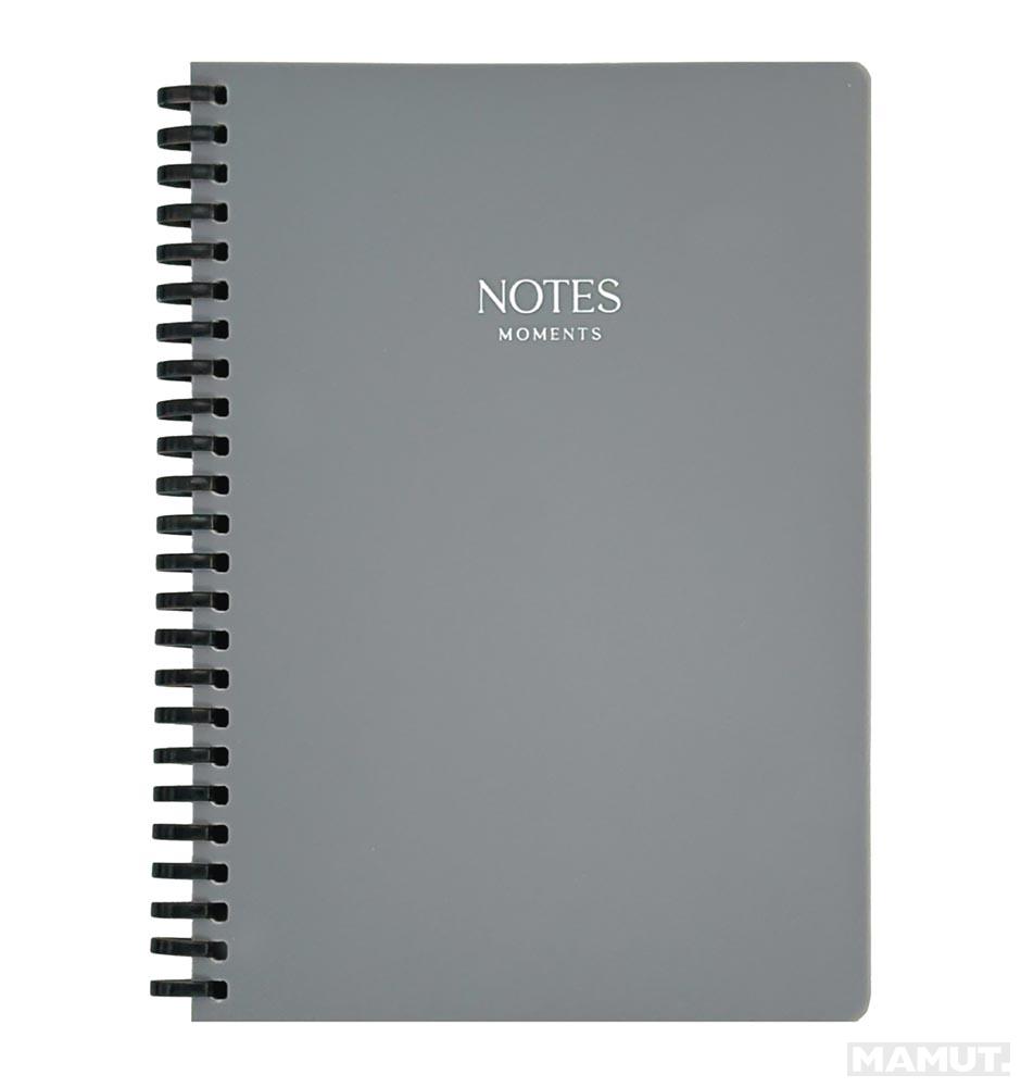 Notes na linije A5 MOMENTS - Grey 