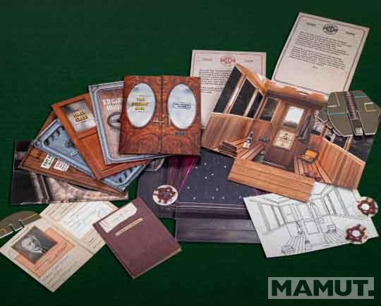 PROFESSOR PUZZLE Društvena igra ESCAPE FROM THE STARLINE EXPRESS GAME 