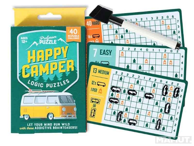 PROFESSOR PUZZLE Mozgalice HAPPY CAMPER 
