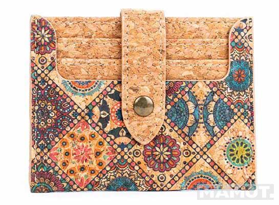 Etui za kartice CORK FLORAL MOSAIC 