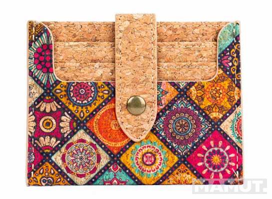 Etui za kartice CORK FLORAL MOSAIC 