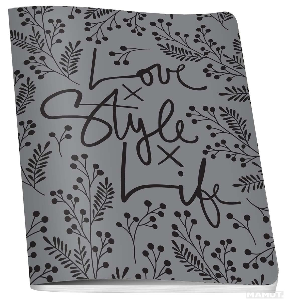 Sveska A5 BLACK STYLE, 60 čistih listova 