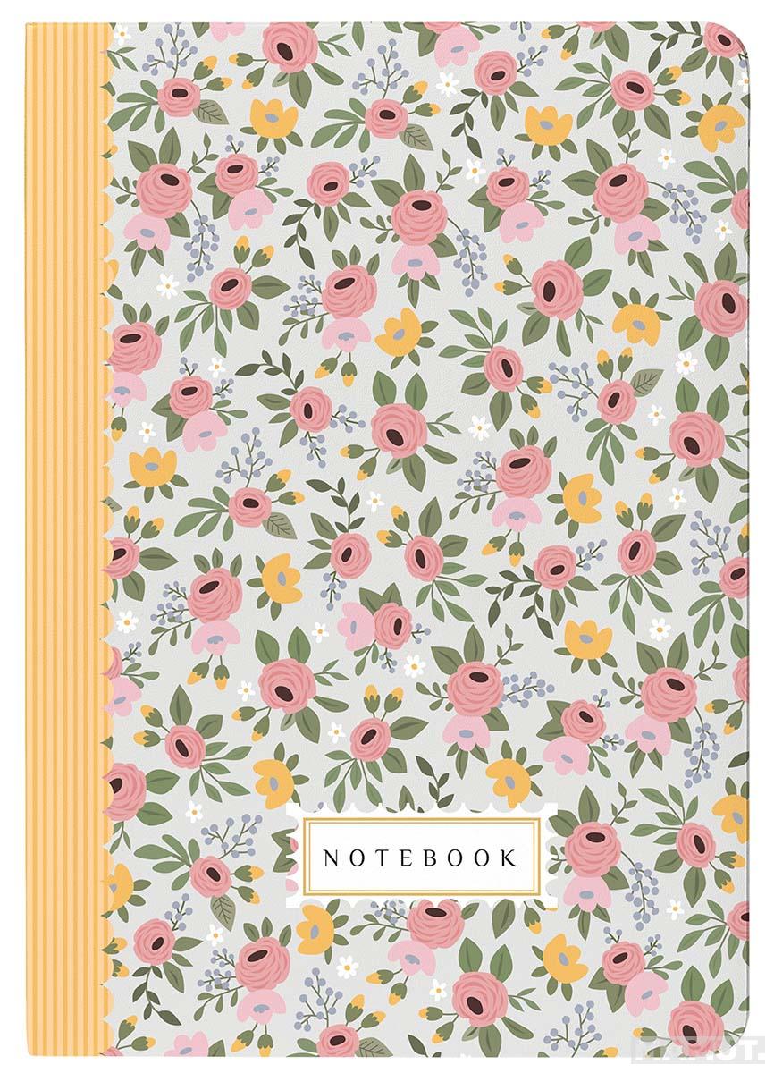 Sveska A4 FLOWERS, 60 listova na kvadratiće 