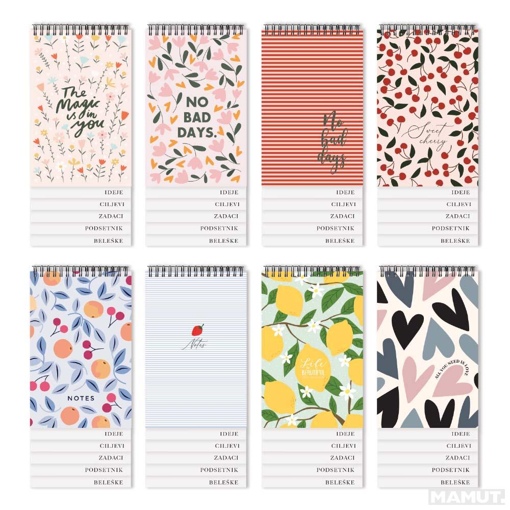 To do blok ORGANIZATOR IDEJA 8,4x18cm, 100 listova (više vrsta) 